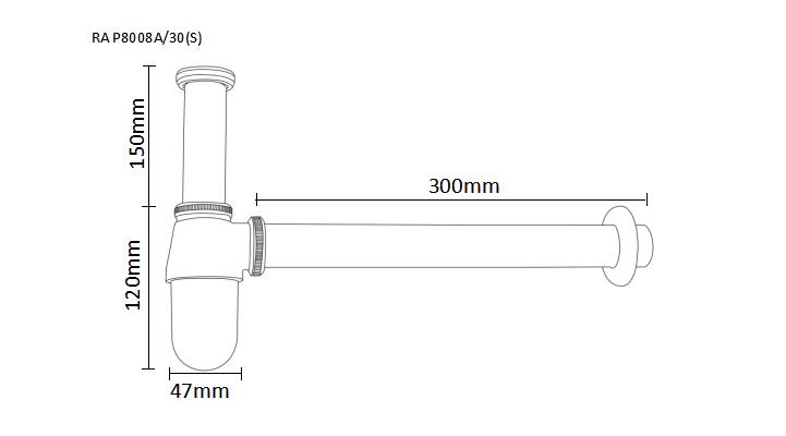 RA P8008A30(S) dimension