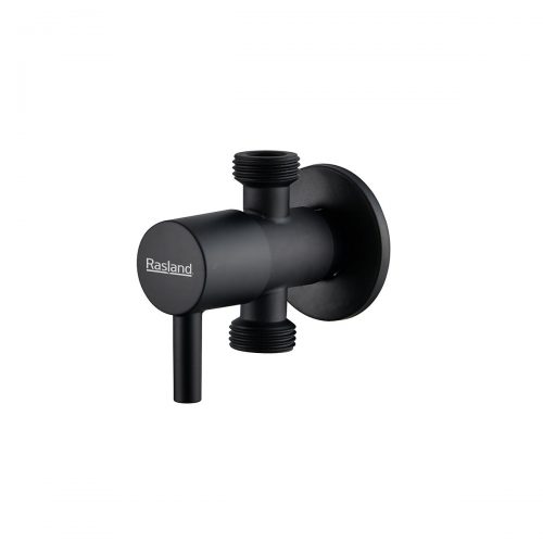 สต็อปวาล์ว สามทาง MATT BLACK