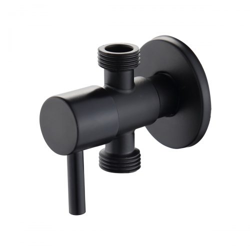 สต็อปวาล์ว สามทาง MATT BLACK